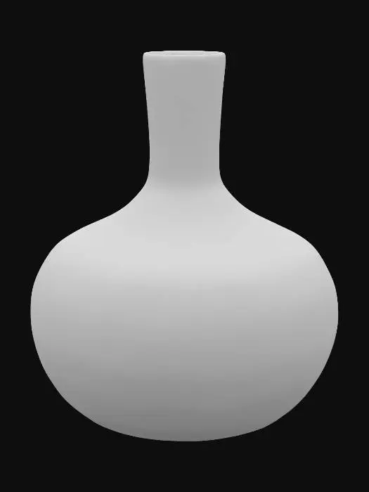 3D model for Dragon Motif Ming Vase #PBR#