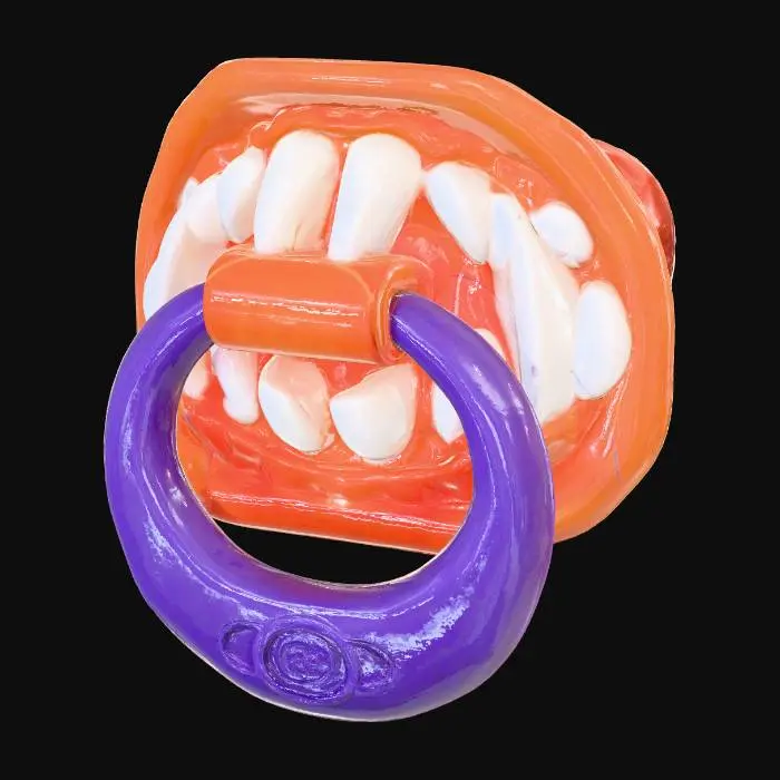 3D model for Damien's Pacifier #Halloween2025#