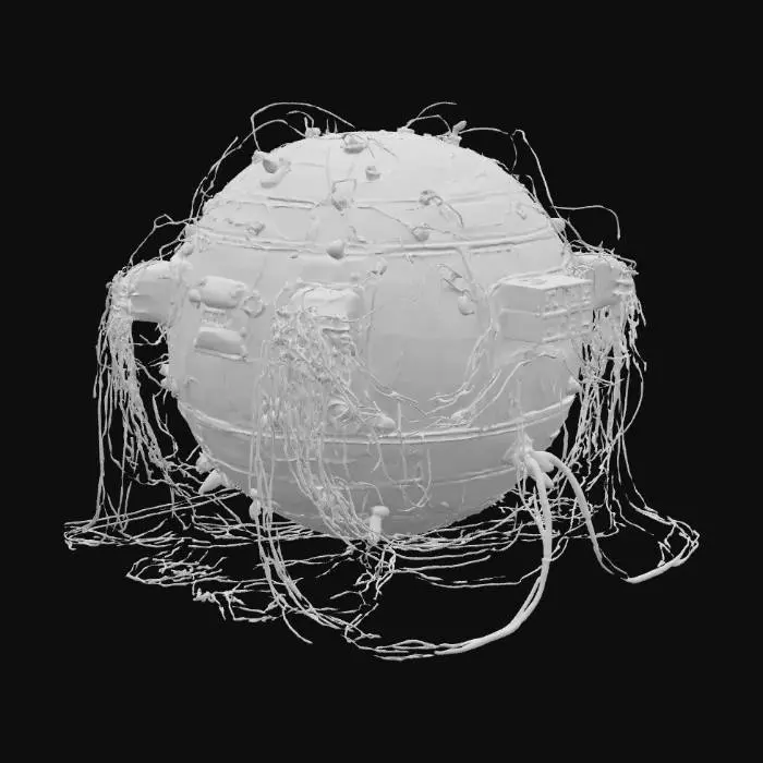 3D model for Spherical Machine Tangle