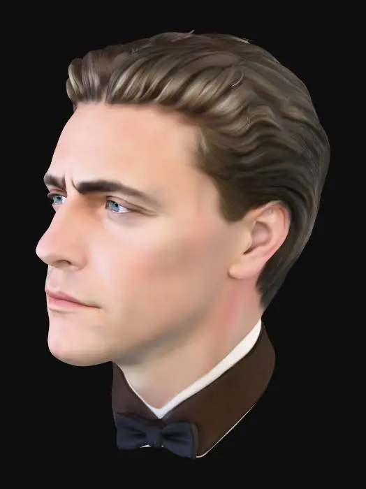 3D model for Contemplative Man