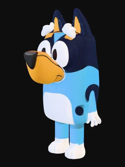 3D model for Blue Dog Character