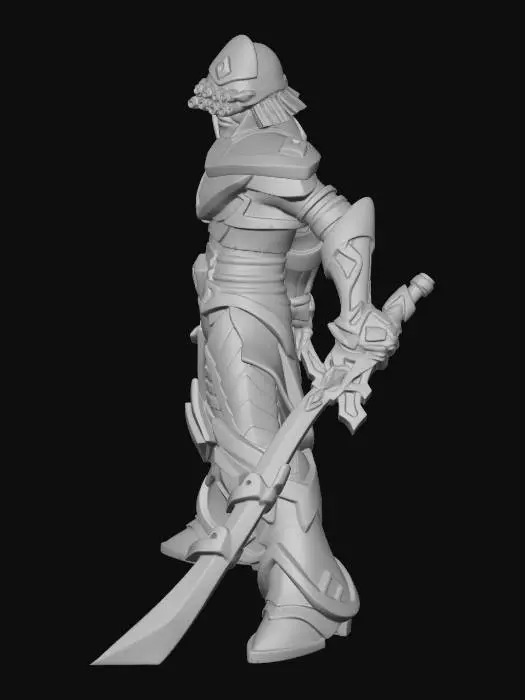 3D model for Cyber Warrior