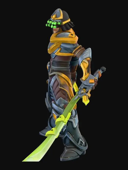 3D model for Cyber Warrior