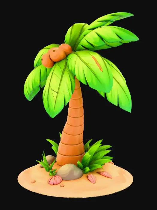 3D model for Tropical Oasis