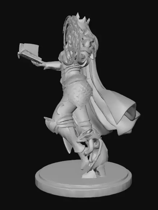 3D model for Sorceress of the Crimson Realm