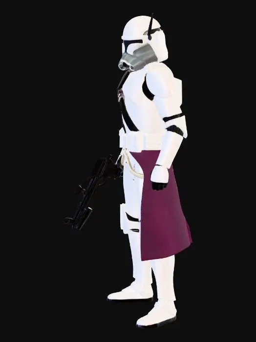 3D model for Purple Cape Stormtrooper