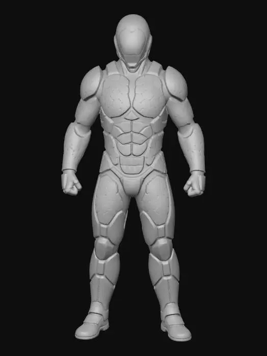 3D model for Blue Hex Armor