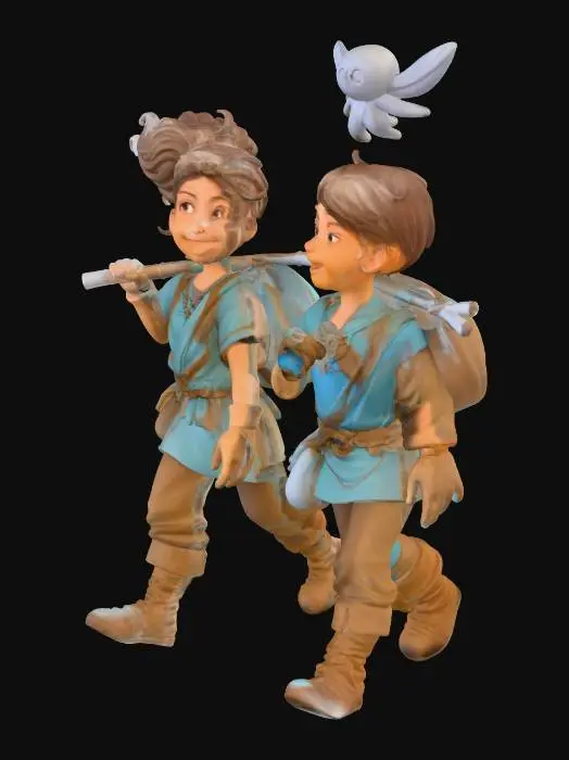 3D model for Adventure Companions