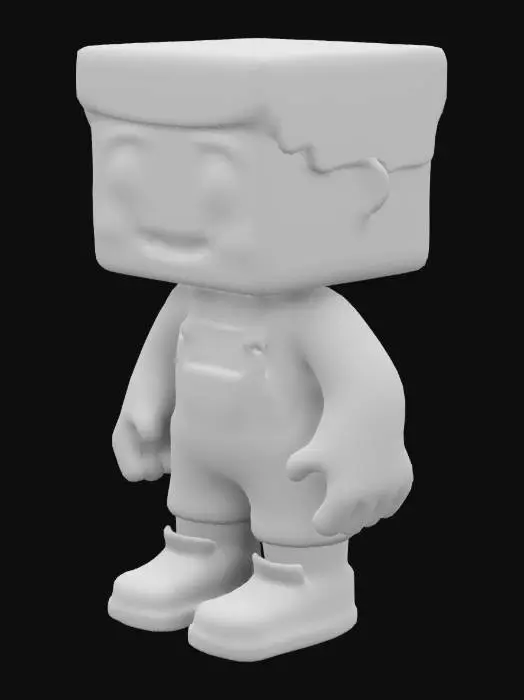 3D model for Cubic-style character