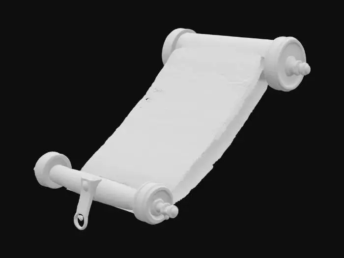 3D model for Elegant Royal Scroll