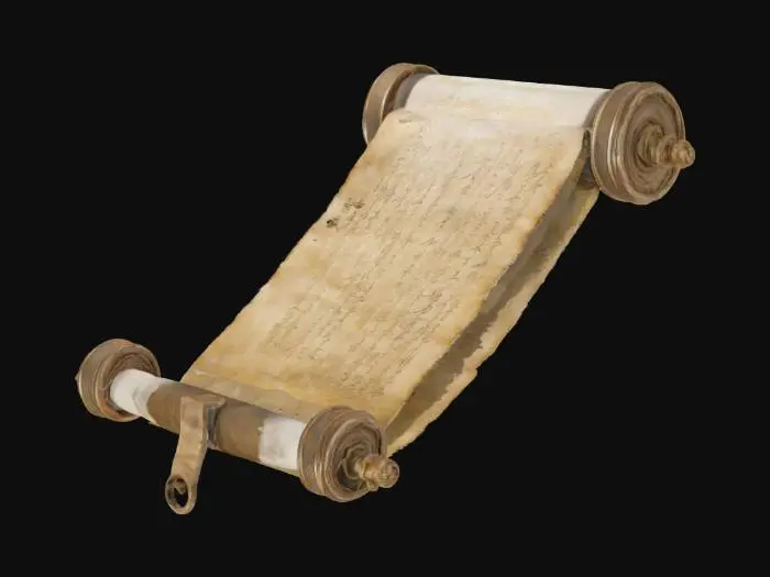 3D model for Elegant Royal Scroll