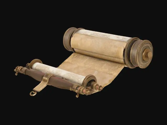 3D model for Elegant Royal Scroll