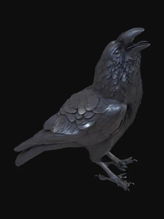 3D model for Echoing Raven