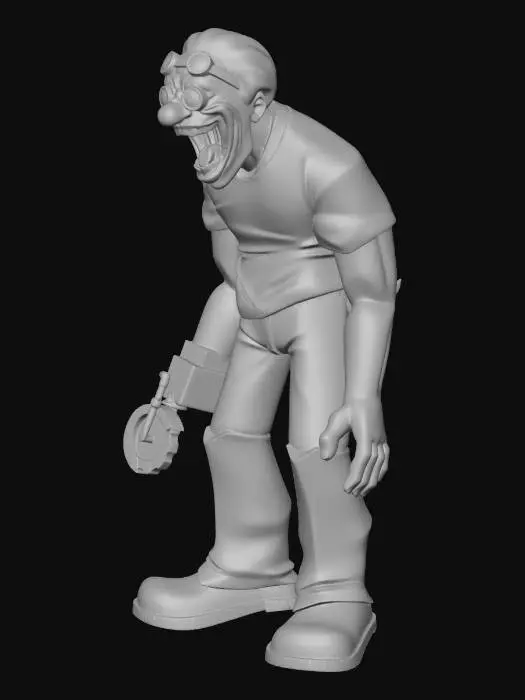 3D model for Does evil things guy