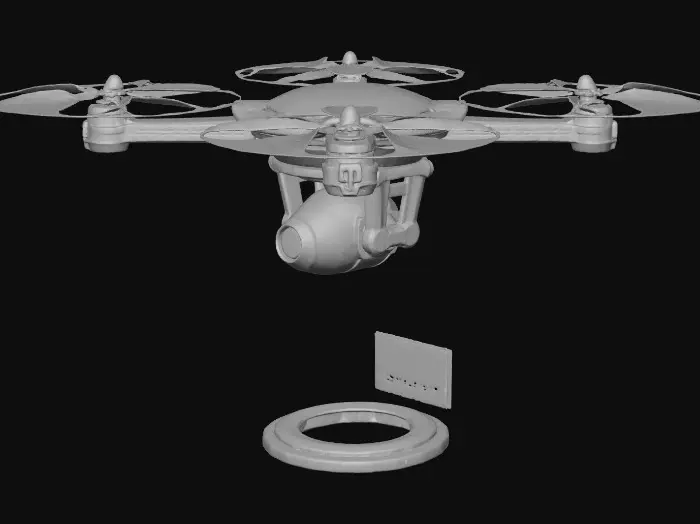 3D model for Drone Surveillance Ready