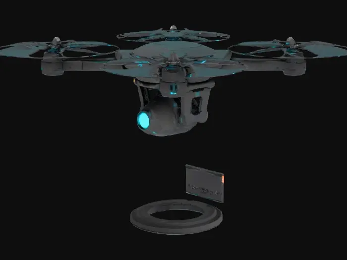 3D model for Drone Surveillance Ready