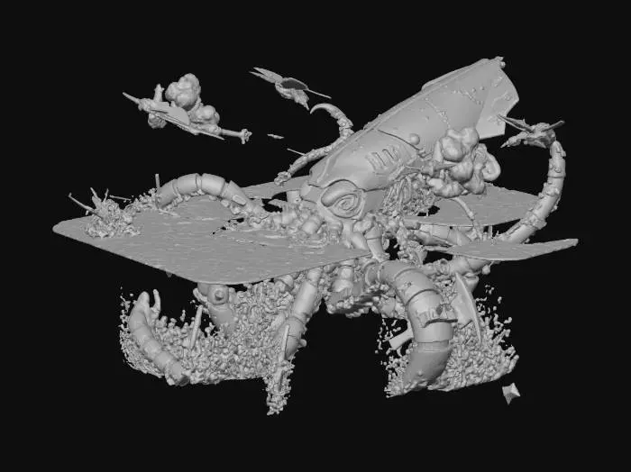 3D model for Mechanical Kraken Unleashed
