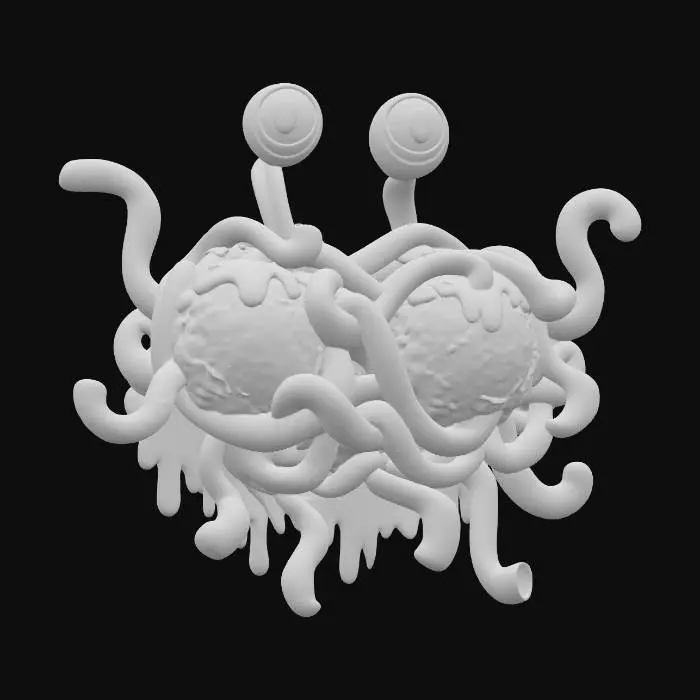 3D model for Flying Spaghetti Monster