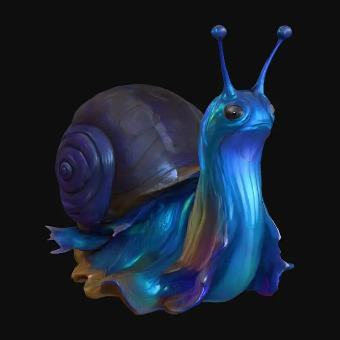 3D model for Luminescent Voyager Snail