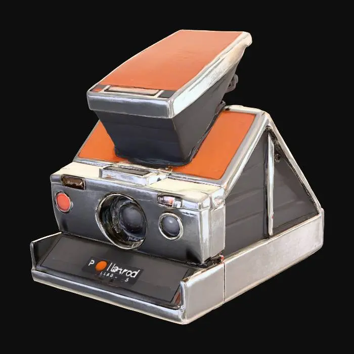 3D model for Vintage Collapsible Polaroid Land Camera