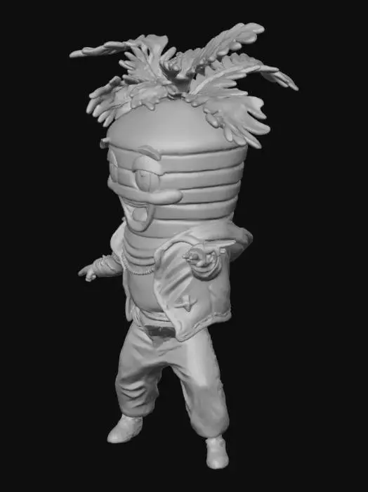 3D model for Golden Turnip Dancer