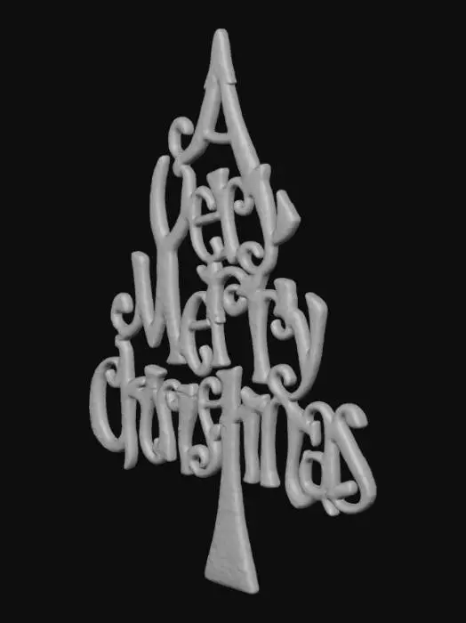 3D model for Festive Tree Greeting, #Christmas2025#