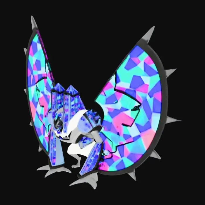 3D model for Stained Glass Guardian