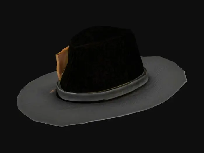 3D model for Gambler's Fedora