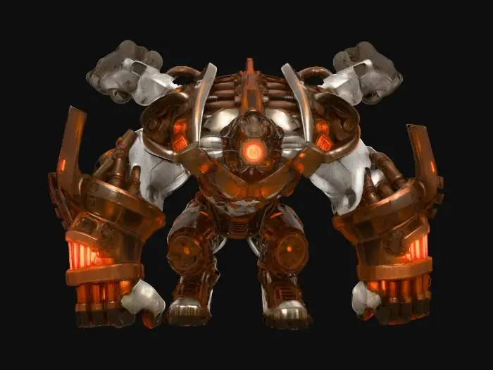3D model for Steam Fortress Golem