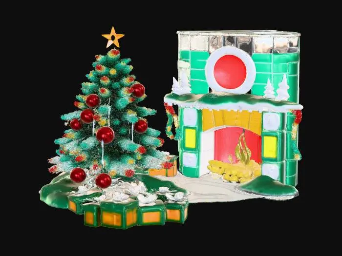 3D model for Judging criteria: Creativity, quality, festive or winter themes.