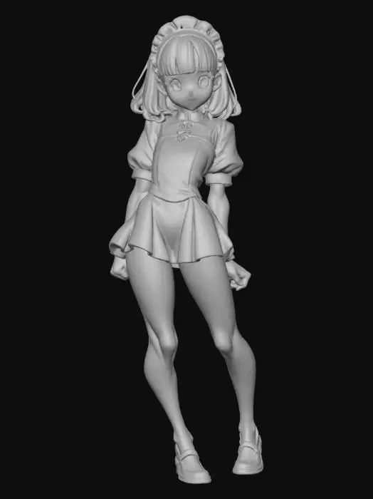 3D model for Maid in Monochrome