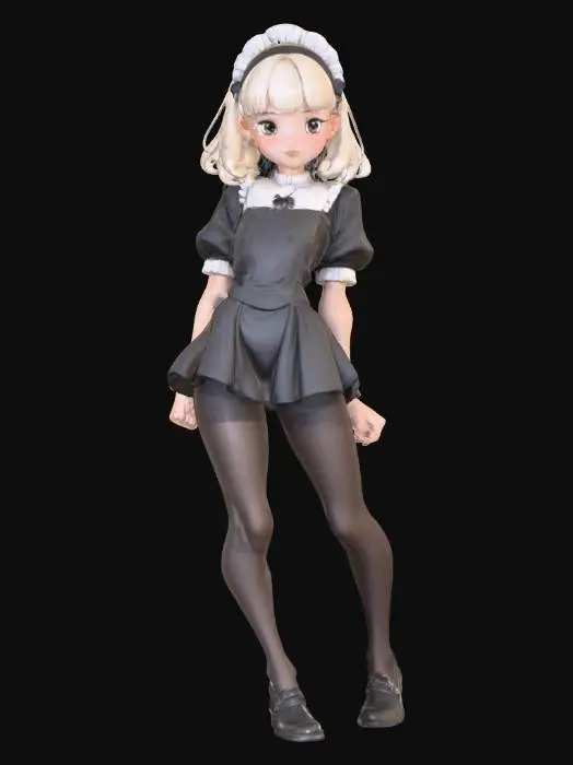3D model for Maid in Monochrome