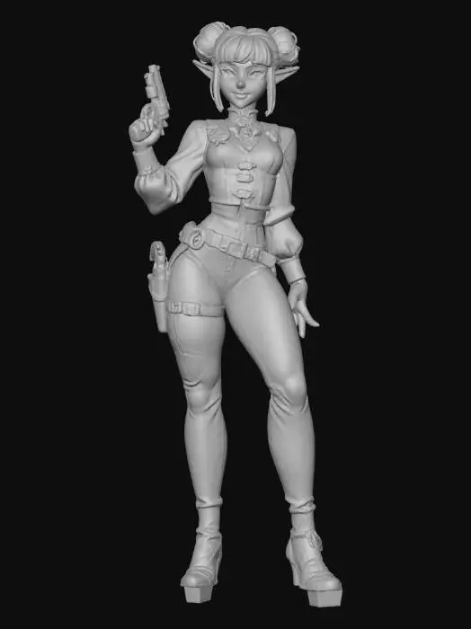 3D model for Elf in the Alley 2