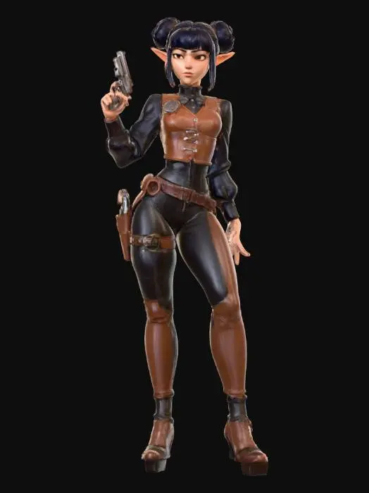 3D model for Elf in the Alley 2