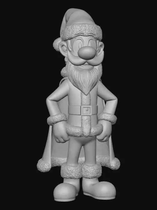 3D model for ВаЛуиджи в костюме санта клауса