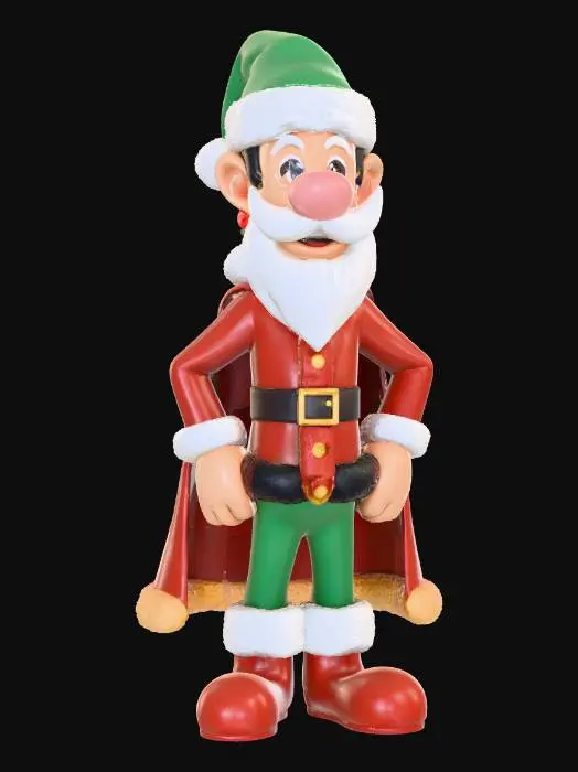 3D model for ВаЛуиджи в костюме санта клауса