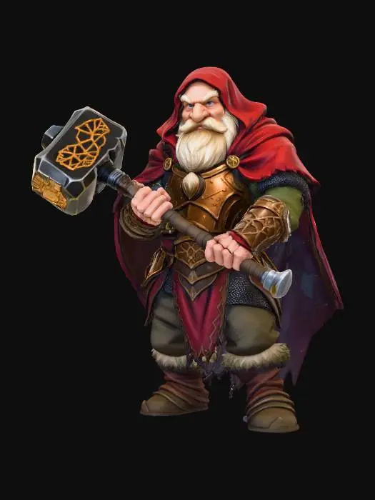 3D model for Dwarven Forgekeeper