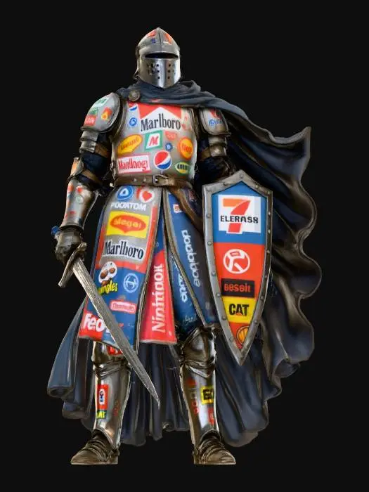 3D model for Logo Knight