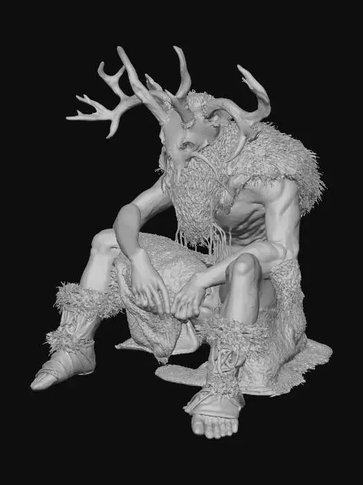 3D model for Horned Guardian