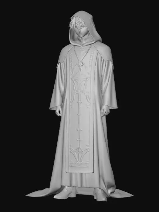3D model for Mystic Cleric in the Cathedral