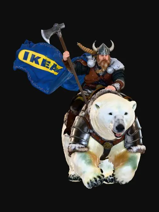 3D model for IKEA Warrior