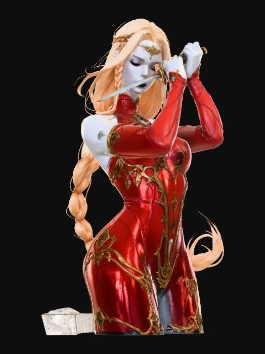 3D model for Ethereal Warrior