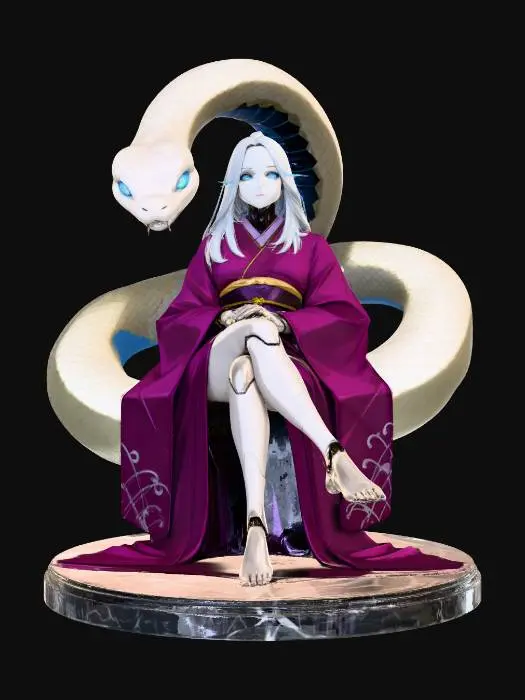 3D model for Serpentine Elegance