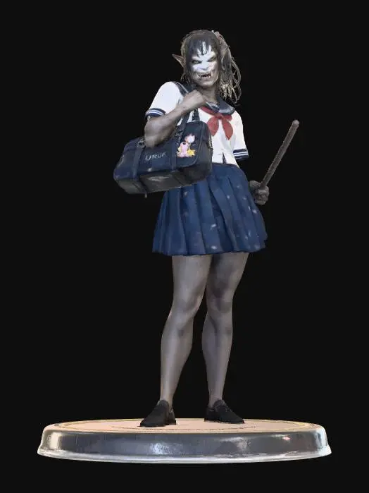 3D model for Urukawaii Schoolgirl