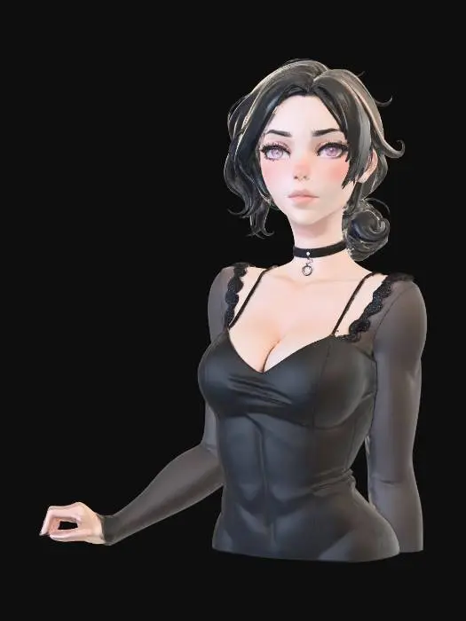 3D model for Enigmatic Elegance