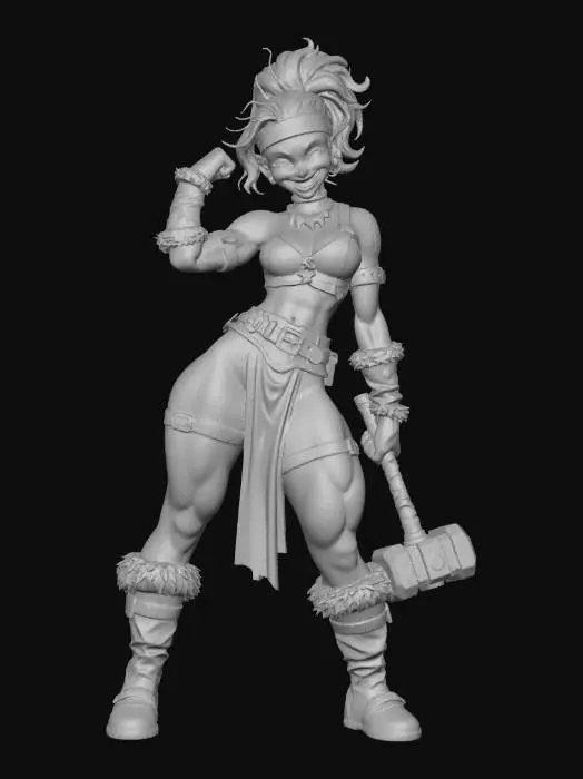 3D model for Goblin Warrior at Dawn