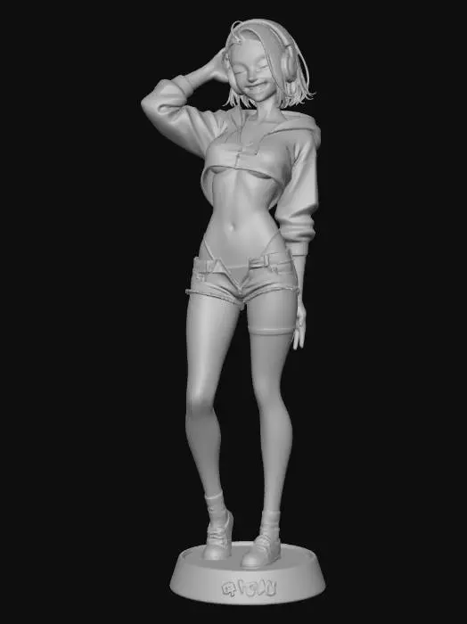 3D model for Harmony in Blue and Gray