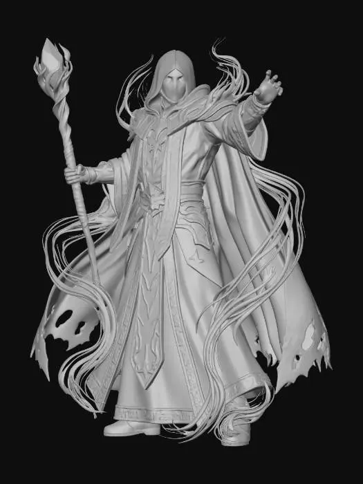 3D model for Shadowmage of the Violet Veil