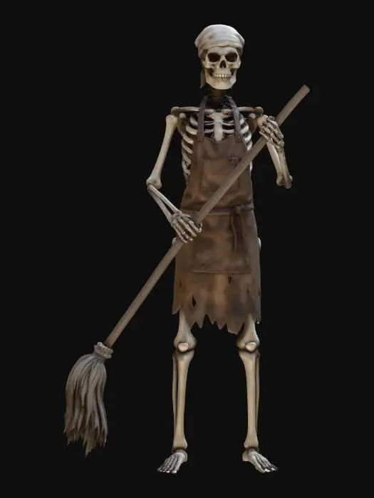 3D model for The Haunted Janitor