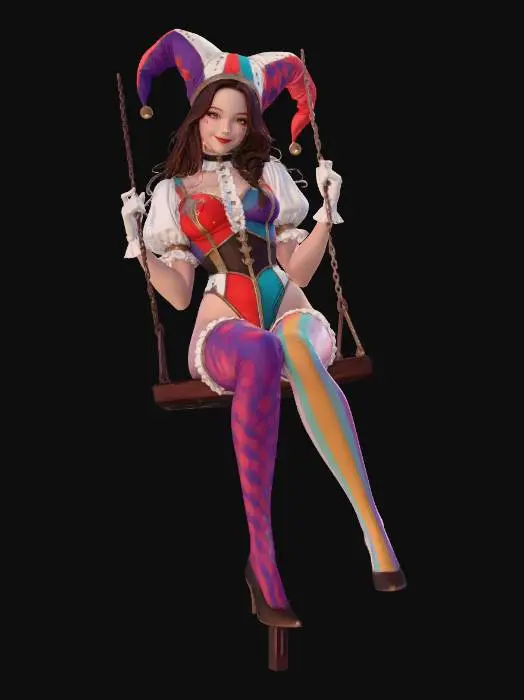 3D model for Clown swing